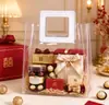 Bolsas Tote Transparentes de PVC en Stock Bolsas de Empaque de Plástico para Regalos Bolsas para Regalos de Dulces de Boda Día del Maestro