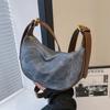 Bolso Bandolera Transfronterizo Tipo Dumpling con Acabado de Alta Gama, Bolso de Mujer de Nicho, Nuevo Bolso de Hombro Cruzado Estilo Moda Coreana 2026, Moderno