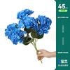 Simulación 5 cabezas Borde de Diente Hortensia Decoración de Boda Manojo de Simulación Hortensia Comercio Electrónico Transfronterizo Paquete Más Vendido Hortensia