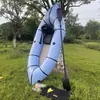 Mochila de Espalda Media de TPU Bote Exterior Kayak Bote Inflable Canoa de PVC Bolsillo Inferior Cepillado Bote de Pesca Bote Inflable