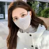 Mascarilla Gruesa Cálida para Mujeres con Buen Aspecto, Agujeros Respirables a Prueba de Polvo, Lavable Estéreo Mascarilla Resistente al Frío Invernal, Cara Pequeña