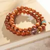 Pulsera de Cristal con Perlas de Cristal Natural Optimizada Pulsera Versátil de Nicho Joyería de Moda de Lujo Ligero Venta al por Mayor para Mujeres