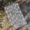 Pegatinas de Arte para Uñas en Relieve, Pegatinas Populares de Uñas Soñadoras, Material de Pegatina de Arte para Uñas de Fuegos Artificiales de Perla de Alta Gama, Uñas Portables