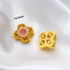 Anillo Antiguo de Oro Incrustado con Piedras Preciosas Pulsera con Corte de Nube Accesorios para Collar Accesorios Recortados Hechos a Mano DIY con Cuentas