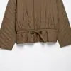 Ins ropa de mujer al por mayor estilo europeo y americano transfronterizo colección de otoño 2026 nueva chaqueta de algodón elegante con cuello alto 6318275