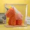 Estilo Boda Flor Eterna Unicornio Navidad Día de San Valentín Regalo Suministros para Floristería Oso Rosa de Espuma de Poliestireno