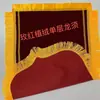 Banderines lisos al por mayor, terciopelo flocado, grosor de compuesto de terciopelo, Banderines de tela Nizi, dragón, deben estar cubiertos con terciopelo dorado