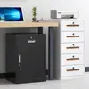 Armário de Arquivo para Debaixo da Mesa de Escritório, Armário de Informações, Armário de Armazenamento de Ferramentas, Armário Baixo de Metal, Armário de Armazenamento, Gaveta com Trava, Armário Pequeno