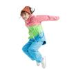 Conjunto de Traje de Esquí para Niños y Niñas, Invierno Exterior Impermeable y Cálido Chaqueta y Pantalón de Esquí, Cortavientos e Impermeable