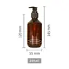 Botella de Champú 300ml en Stock Botella de Plástico para Mascotas Empaque Botella con Bomba de Presión para Acondicionador Gel de Ducha Personalización