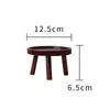 Soporte para flores, base de maceta de cerámica, estante para flores, soporte para acuario, soporte para botella de vino, piedra decorativa, adorno creativo, soporte para cuencos de perro y gato, mini