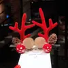 Grampo de cabelo de Natal tiara de feriado tiara de veado grampo de cabelo feminino acessórios de cabelo para se vestir no Natal