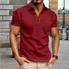 2024 verão europeu e americano masculino manga curta camisa polo comércio exterior camiseta de lapela masculina casaco transfronteiriço correspondência de cores homens polo