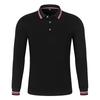 TYF 8888# Camisa Polo Masculina de Manga Comprida Lel em estoque Básica Popular Manga Comprida Larga Solta