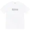 Camiseta Unisex de Manga Corta Supreme Trendy Streetwear Milán Algodón Puro Peso Pesado Clásica Suelta Versátil con Letras