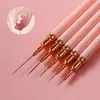 Amazon explosões caneta puxa unhas rosa em estoque loja de unhas especial caneta para unhas terno atacado ultrafina 25mm