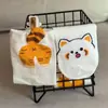 Calcetines nuevos de otoño para mujer con diseño de animales 3D de dibujos animados, estilo japonés, lindos, abstractos, originales y con diseño de gato, longitud hasta la pantorrilla