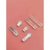 PLP1-100-F Abertura 3mm Haste Guia de Luz Transparente Tampa de Luz Indicadora LED Patch com Marcas de Cartão Haste Guia de Luz de Cabeça Plana