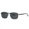 Nuevas Gafas de Sol Polarizadas de Rayo Único para Hombre para Conducir y Pescar, Montura Cuadrada Anti-UV, Gafas de Sol de Moda de Gama Alta