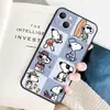 Superventas Transfronterizo Dibujo Animado Snoopy Manzana 15Pm Funda Suave de Silicona Iphone17 Linda Mate Antideslizante Funda para Teléfono Móvil