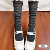 Calcetines Tobilleros de Encaje Blanco para Mujer, Delgados de Verano, Calcetines Holgados de Modal Refrescantes, Estilo Miu Estilo Ballet Calcetines Largos