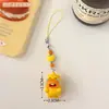 Novo Lindo Desenho Animado Boneca 3D Cordão para Celular Chaveiro Versátil Pingente de Decoração para Mochila Pequeno Ornamento Atacado