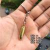 Latão puro 92 cápsula de bala chaveiro artesanato pingente sala de tiro alunos treinamento militar atividades militares planejamento pequenos presentes