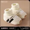 Zapatos y Calcetines para Bebé para Otoño e Invierno, Zapatos de Suela Blanda para Hombres y Mujeres, de 6 a 12 Meses, Zapatos Anticaídas, Calcetines y Cubrezapatos para Recién Nacidos