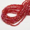 Cuentas de cristal de color AB plateado de 4 mm para joyería DIY accesorios de borla accesorios de ropa cuentas sueltas venta al por mayor directa