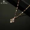 Joyería Aitong, Diseño Exquisito, Collar Deslumbrante, Collar de Moda y de Alta Gama, Collar Fresco de Nicho para el Trabajo