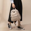 Mochila para Mujer Nueva Llegada Moderna Versátil Gran Capacidad Tela Oxford Lona Tela Completa Impermeable Ligera Mochila para Estudiantes Universitarias Mujeres