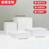 Caja para pastel de té con tapa de tapón interior cuadrada, caja de embalaje para pastel de luna, tamaño grande 0.5 kg, lata personalizada para almacenar té y cordyceps