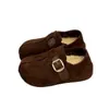 Botas de piel estilo Birkenstock, con suela gruesa, que aumentan la altura, forradas de borrego, completamente cerradas, para mujer, nuevas de invierno 2026, cálidas, de caña baja, para nieve, zapatos de algodón