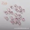 Anillo de Ojo de Gato Corazón de Melocotón Superficie Parche de Colores Planos Anillo con Forma de Corazón Aretes Collar Accesorios de Joyería Semi-Terminados para Manualidades