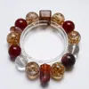 Gemas Otoñales de Agua Dulce Pulsera de Lepidolita Morada de Cristal Natural Hecha a Mano para Mujeres, Nuevo Estilo Versátil, Mejora la Tez, Mayoreo
