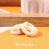 Simulação de comida e brincadeira pão cozido no vapor pãezinhos cozidos no vapor sementes de melão cola creme material DIY Pequeno Pão Cozido no Vapor trigo assado grampo de cabelo material para acessórios de cabelo decoração