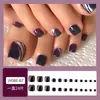 Fábrica de arte para uñas venta caliente uña del pie personalizada uña uña uña uña parche para uñas ultra-delgado desmontable portátil uñas postizas