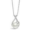 Collar largo de perlas de plata de ley 925 de alta gama que combina con todo para verano, colgante de diseño de nicho de lujo ligero para mujer, joyería al por mayor