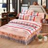 Nuevo Juego de Falda de Cama Engrosada de Cuatro Piezas para Bodas, Colcha, Funda de Edredón, Juego de Cama para Camas Individuales y Dobles, Mayoreo