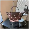 Bolso de Mano de Alta Gama para Mujer Nuevo Verano 2026, Bolso Tipo Dumpling de Moda Casual Tendencia, Bolso Versátil de Hombro y Cruzado