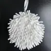 Esponja de Chenilla Colgable Bola para Limpiar Manos, Toalla Absorbente para Baño y Hogar, Toalla para Limpiar Manos Linda y Suave Venta al por Mayor