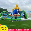 Equipamento de Parque Aquático Inflável para Exterior Grande Suporte Móvel Piscina Piscina Tobogã Aquático Infantil Castelo