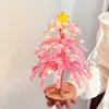 Árbol de Navidad de Fuegos Artificiales Paquete de Materiales Hecho a Mano DIY Palo Retorcido Adornos Caseros para Novias y Mejores Amigas Regalos de Navidad