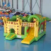 Venda Direta de Fábrica Cama Elástica Inflável Castelo Pula Pula Escorregador Girafa para Crianças Equipamento de Diversão Interno Externo