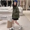 Chaqueta de Trabajo de Otoño para Niñas 2026 Nueva Moda Elegante para Niñas Mayores, Gabardina Infantil de Primavera y Otoño