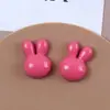 Adesivo Colorido Brilhante de Cabeça de Coelho Desenho Animado Grampo de Cabelo Laço de Cabelo Flor para Sapato Cola de Creme Acessórios de Joias DIY Materiais Atacado