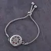 Regalo novia acero titanio hueco aromaterapia abierto pulsera aceite esencial tamaño ajustable europeo y americano pulsera perfume moda