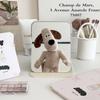Espejo de maquillaje Sydney Cat, espejo plegable de escritorio para el hogar, espejo portátil pequeño para mujer, espejo de tocador de pie para mujer