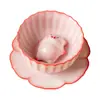 Soporte para Incienso de Aceite Pigmentado Cerámico de Horno Ru, Soporte para Palillos de Incienso de Sándalo, Bandeja para Incienso, Decoración de Quemador de Incienso para Interiores del Hogar