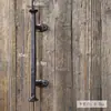 Manija de Puerta Vintage de Hierro Fundido Estilo Europeo para Patio Exterior Jardín Puerta de Madera Puerta de Gabinete Manija Decorativa de Arte de Hierro Pestillo